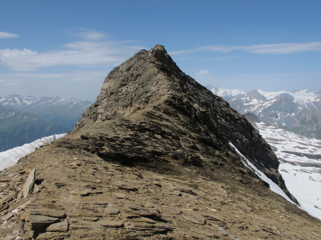 Klagenfurter Jubiläumsweg zwischen Otto-Umlauft-Biwakschachtel und Krumlkeeskopf (28. Juli)