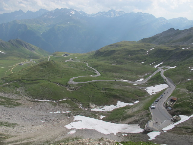 Großglockner-Hochalpenstraße vom Tauernkopf aus (28. Juli)