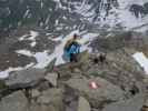 Irene am Weg 122 zwischen Rojacherhütte und Zittelhaus (27. Juli)