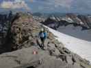 Irene am Weg 122 zwischen Rojacherhütte und Zittelhaus (27. Juli)