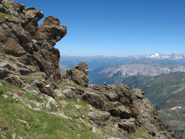 zwischen Innerer Wetterspitze und Weg 102 (2. Aug.)