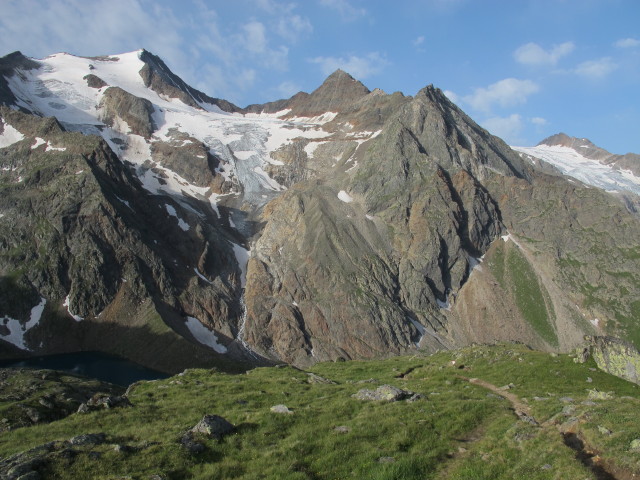 Wilder-Freiger-Ferner von Gr&uuml;nau aus (3. Aug.)