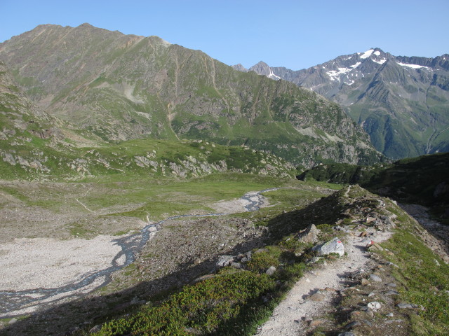 Weg 102 zwischen Gr&uuml;nau und Leo-Sch&ouml;pf-Route (3. Aug.)
