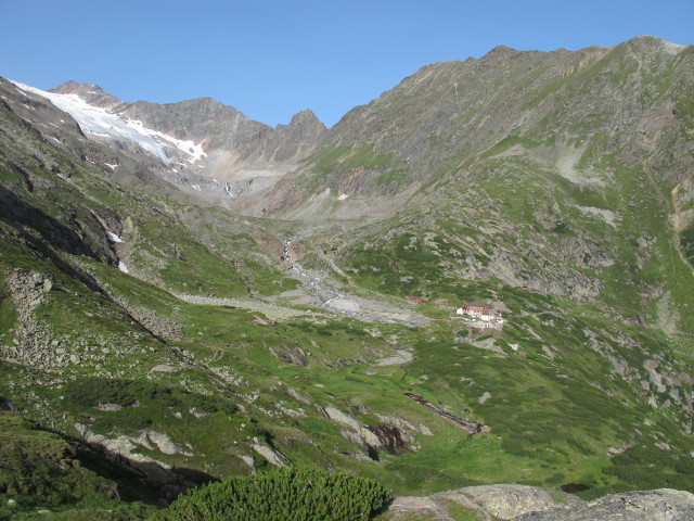 vom Übergschritt Richtung Südwesten (3. Aug.)