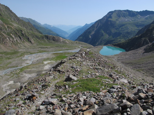 L&uuml;becker Weg zwischen Blauer Lacke und Aussichtspunkt Hundsheim (3. Aug.)