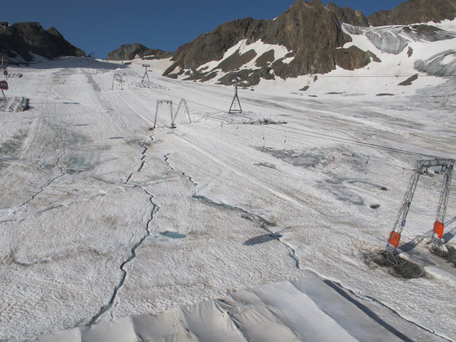 Schaufelferner von der Gondelbahn Schaufeljoch aus (4. Aug.)