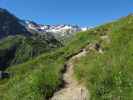 Weg 102 zwischen Laponesalm und Simmingalm (2. Aug.)