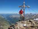 Ich auf der Inneren Wetterspitze, 3.053 m (2. Aug.)