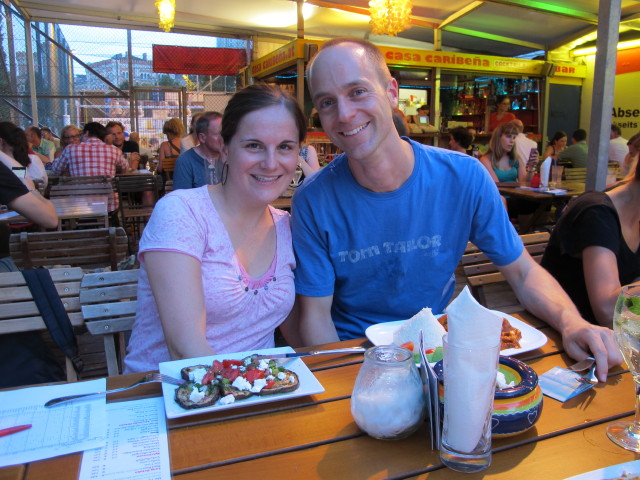 Katrin und Florian im 'Casa Caribeña' auf der Summerstage