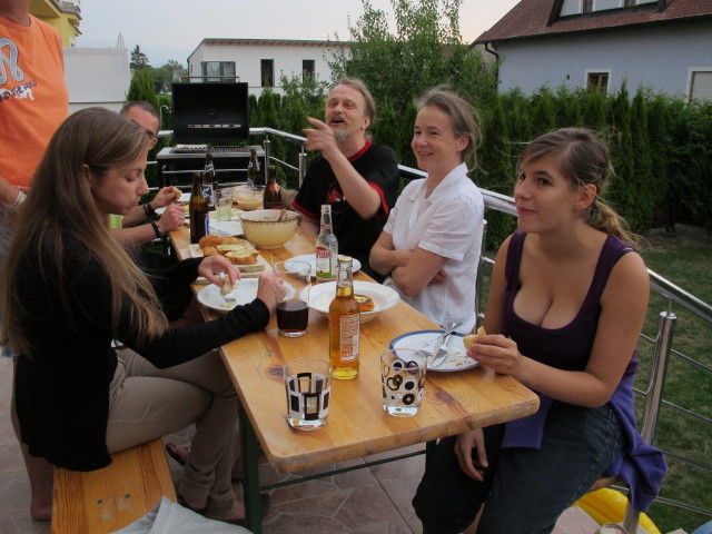 Christina, ?, ?, Irene und ? in Bad V&ouml;slau