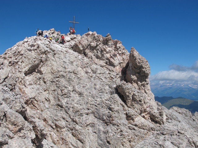 Sass Rigais vom Sas-Rigais-Klettersteig aus (11. Aug.)