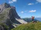 Gudrun zwischen Kreuzjoch und Roa-Scharte (10. Aug.)