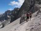 Christoph und Gudrun am Weg 3 zwischen Kreuzjoch und Roa-Scharte (10. Aug.)