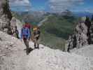 Susanne und Christoph am Weg 3 zwischen Kreuzjoch und Roa-Scharte (10. Aug.)