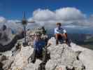 Susanne und Christoph am Piz Duleda, 2.909 m (10. Aug.)