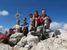 Ich, Susanne, Christoph, Gudrun und Christoph am Piz Duleda, 2.909 m (10. Aug.)