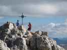 Christoph, Susanne und Gudrun am Piz Duleda, 2.909 m (10. Aug.)