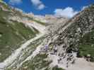 Christoph, Susanne und Christoph am Weg 2 im Forces de Sieles (10. Aug.)