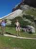 Susanne und ich am Weg 2 zwischen Forces de Sieles und Regensburger Hütte (10. Aug.)