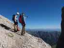 Christoph und Susanne zwischen Wasserrinnental und Sas-Rigais-Klettersteig (11. Aug.)