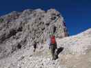 Christoph und Susanne zwischen Wasserrinnental und Sas-Rigais-Klettersteig (11. Aug.)