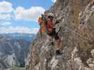 Sas-Rigais-Klettersteig: Gudrun im Villnößer Einstieg (11. Aug.)