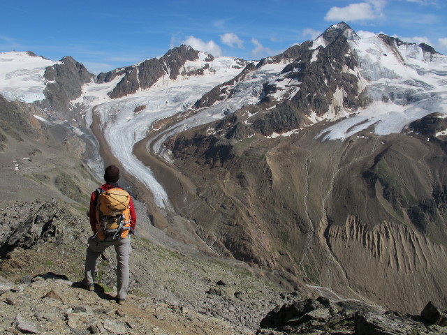 Christoph am &ouml;stlichen Teil des Adlersteigs zwischen Vorderem Schmied und Wei&szlig;kugelh&uuml;tte (15. Aug.)