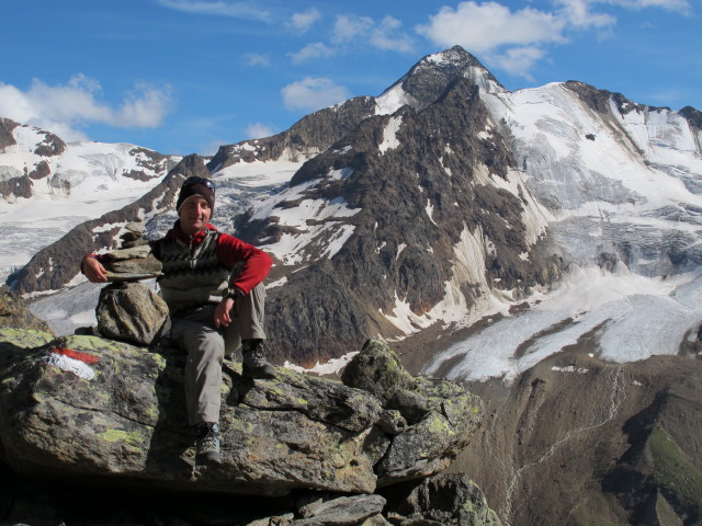 Christoph am &ouml;stlichen Teil des Adlersteigs zwischen Vorderem Schmied und Wei&szlig;kugelh&uuml;tte (15. Aug.)