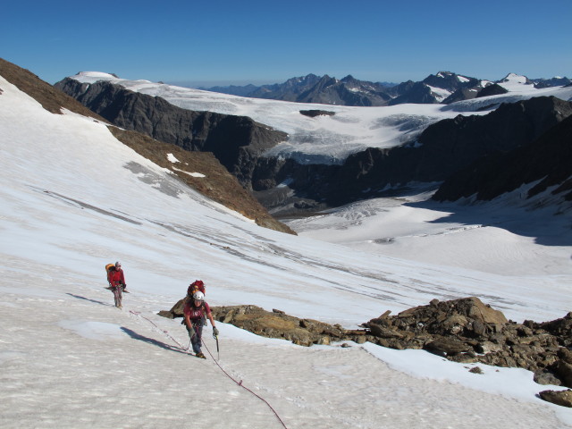 Christoph und Gudrun am Langtauferer Ferner (16. Aug.)
