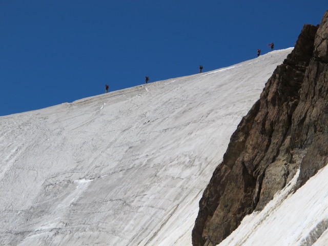 S&uuml;dgrat der Wei&szlig;kugel vom Ostgrat der Wei&szlig;kugel aus (16. Aug.)