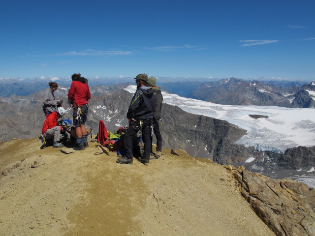 Christoph und Gudrun auf der Weißkugel, 3.738 m (16. Aug.)