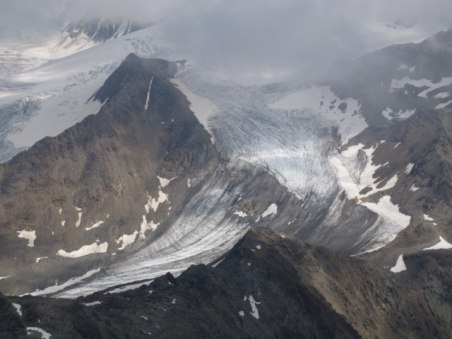 Niederjochferner von der Fineilspitze aus (17. Aug.)