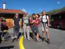 Irene, Christoph, Gudrun und ich in Melag, 1.912 m (15. Aug.)