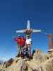 Christoph, Gudrun und ich auf der Weißkugel, 3.738 m (16. Aug.)