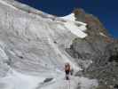 Gudrun und Christoph im Hintereisjoch, 3.441 m (16. Aug.)