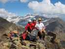 Gudrun, Christoph und ich am Teufelsegg, 3.227 m (16. Aug.)