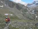 Christoph und Gudrun am Weg 5A zwischen Teufelsegg und Schöne-Aussicht-Hütte (16. Aug.)