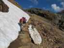 Christoph und Gudrun am Weg 5A zwischen Teufelsegg und Schöne-Aussicht-Hütte (16. Aug.)