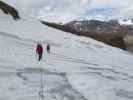 Gudrun und Christoph am Hochjochferner (17. Aug.)