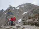 Christoph, Gudrun und ich bei der Eismann-Fundstelle, 3.210 m (17. Aug.)