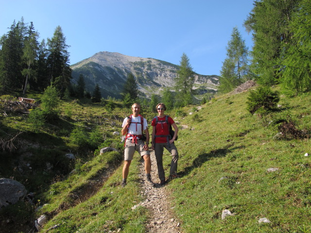 Ich und Carmen zwischen Seebergwald und Seekaralm