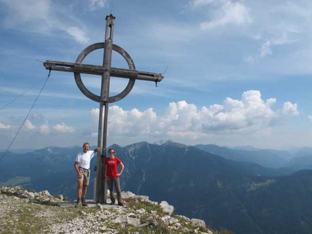 Ich und Carmen auf der Seekarspitze, 2.053 m