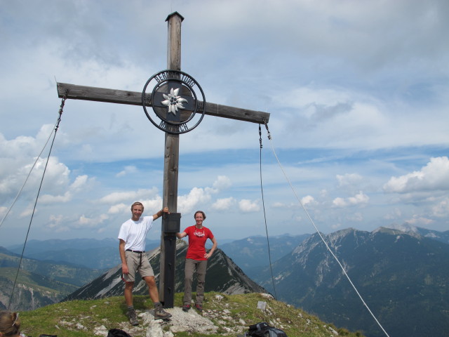 Ich und Carmen auf der Seebergspitze, 2.085 m