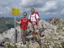 Carmen und ich auf der Seekarspitze, 2.053 m