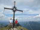 Ich und Carmen auf der Seebergspitze, 2.085 m