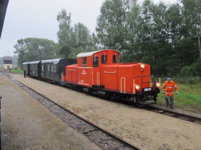 2091.09 mit P 5 im Bahnhof Altnagelberg, 495 m