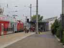 1116 185-0 mit REX 2102 'Blockheide' im Bahnhof Gmünd, 499 m