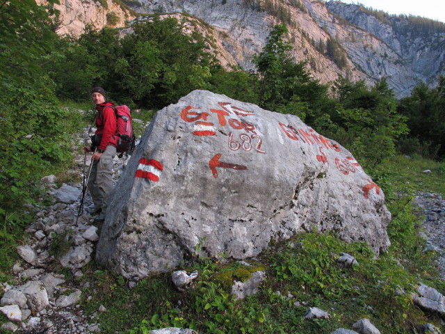 Christoph zwischen Grimmingh&uuml;tte und S&uuml;danstieg (31. Aug.)