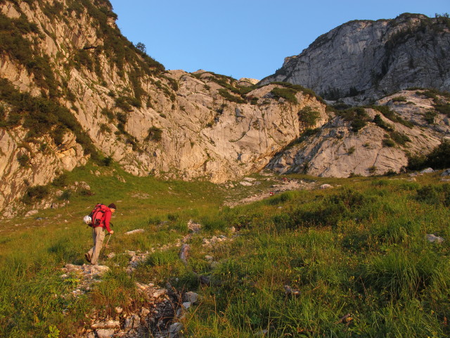 Christoph zwischen Grimmingh&uuml;tte und S&uuml;danstieg (31. Aug.)