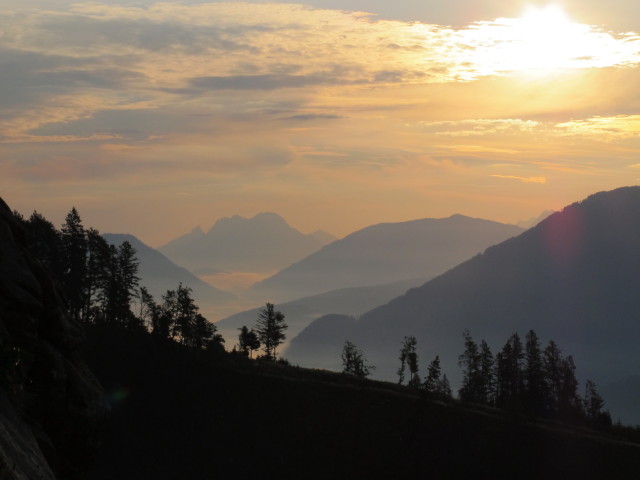vom S&uuml;danstieg Richtung Osten (31. Aug.)